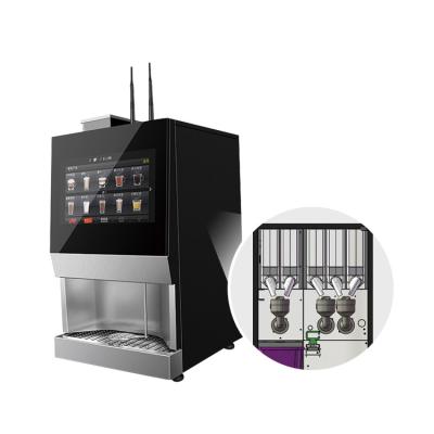 China Automatic Smart Instant Bean Coffee Machine Silver Desktop Coffee Cup Touch Screen Black Bean Coffee Machine for sale