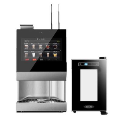 China Hot Selling Coffee MACAS Fresh Milk Machine With Touch Screen for sale