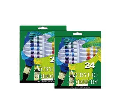 China Students quality 18colors 12ml acrylic paint set NO.8818 for sale