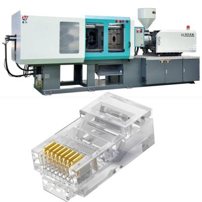 China Horizontal HJF140 Haijiang / Rj45 Cable Network Connector Making Machine Energy Saving Injection Molding Machine for sale