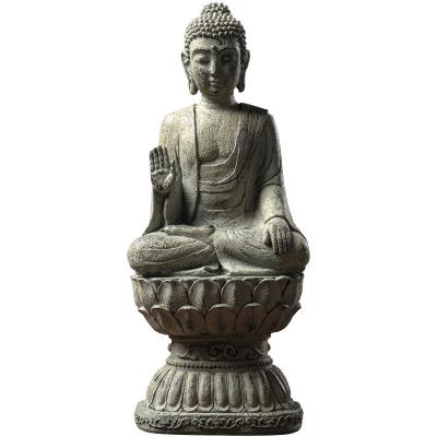 China Creative Chinese New Europe Living Room Buddha Porch Zen Home Decoration Buddha Living Room Resin Decoration for sale