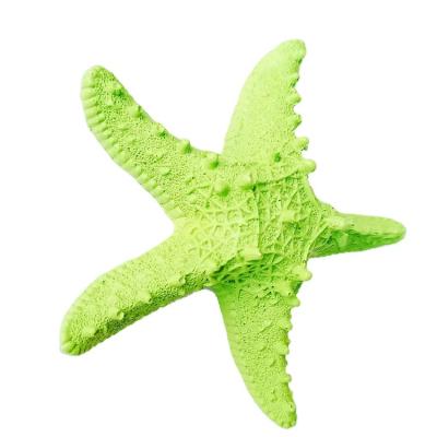 China Europe Style 13cm Resin Mediterranean Starfish Wedding Venue Decoration Ornaments Color Dangle Starfish for sale