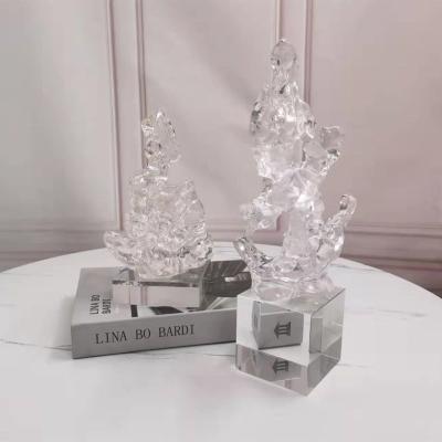 China China simple modern transparent sculpture ornaments hobby hotel club decoration crafts for sale