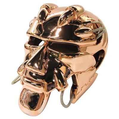 China Durable GLASS ROSE GOLD RESIN BOB HEAD EYE HOLDER AND DISPLAY for sale