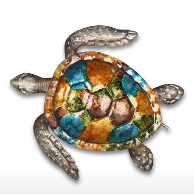 China Europe UME home decoration ornaments metal decoration crafts gifts turtle wall decoration iron crafts for sale