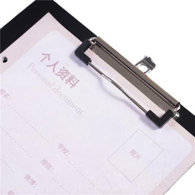 China Simple And Beautiful Supplies PP Plastic File Folder Writing Board Folder Signature Book Plate Clamp Office Folder for sale