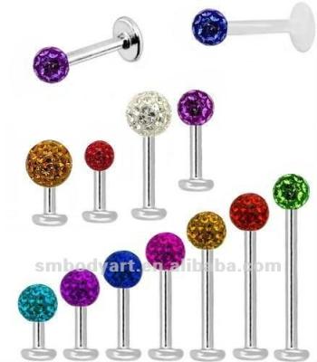 China OEM Style Ohr Labret Lippe Madonna Tragus Co Piercing O Switch Kristall Body Jewelry General Styles and Jewelry--SML12072178 for sale