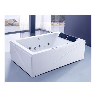 China Acrylic Rectangular Free Surfing Massage Bathtub Household Couples Bathtub Adult Spa for sale