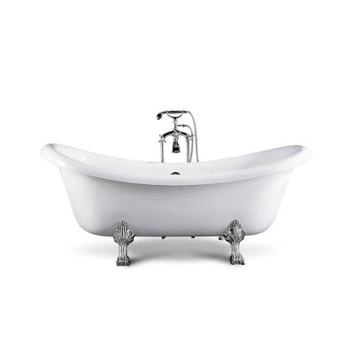 China Freestanding Royal Freestanding European-style Bathtub Bathroom Bathtub Clawfoot Acrylic Bathtub for sale