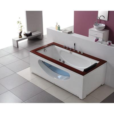 China Whirlpool SPA Acrylic Free Standing Massage Bathtub for sale