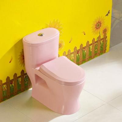 China Double-flux 2020 hot sale one-piece children sanitary ware sets colorful small ceramic toilet for kids for sale