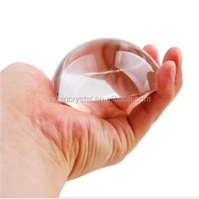 China Wholesale Cheap Custom Europe Dome Shape Crystal Glass Empty Paperweight For Office Decoration for sale