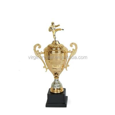 China Europe High Grade Golden Sports Metal Taekwondo Trophy Luxury Supplier for sale