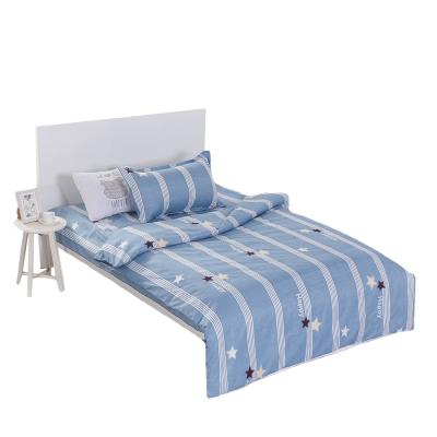 China Student Single Quality Polyester Nondisposable Sheets Duvet Covers 3-Pieces Bedding Set for sale