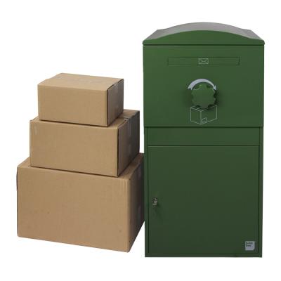 China Customized Design Large Capacity Anti Theft Locker Parcel Drop Delivery Customized Standalone Wall Mounted Box for sale