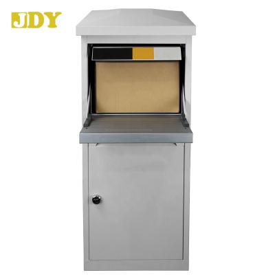 China Outdoor Rustic Residential And Commercial Garden Courier Parcel Security Rustproof Package Receiving Mail Drop Box Delivery for sale