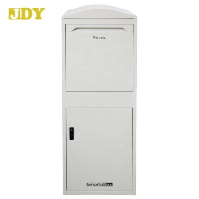 China Waterproof Floor Standing Smart Metal Parcel Drop Box Galvanized Sheet Apartment Mailbox for sale