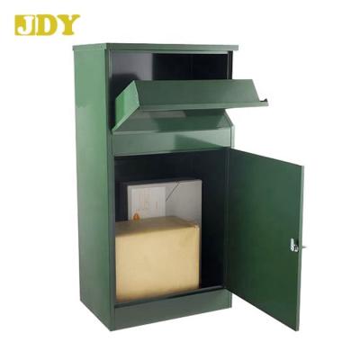 China home & garden galvanized powder coating steel outdoor lockable parcel drop box post mounted / brick in, multi color option for sale