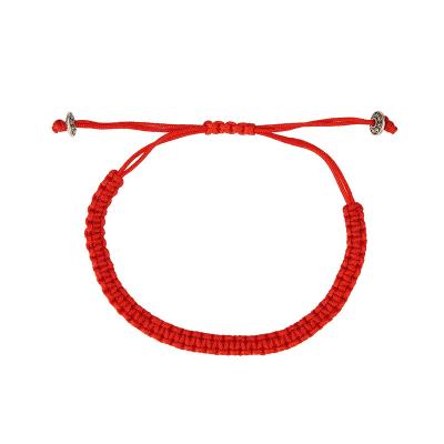 China Vintage Lucky Red Rope Bracelet Women Men Handmade Woven String Bracelet Couple Jewelry Bracelet for sale