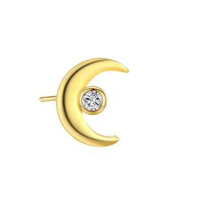 China 2021 New Design Hiphop 2021 Jewelry Star Moon Jewelry Cute Simple Style Earring Female Stud Earrings For Wedding Women's Gifts for sale