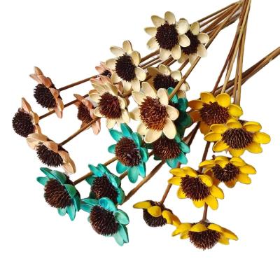 China Artificial Sunflower Sunflower Handmade Exquisite Fake Flower Sunflower For Wedding Home Decoration for sale