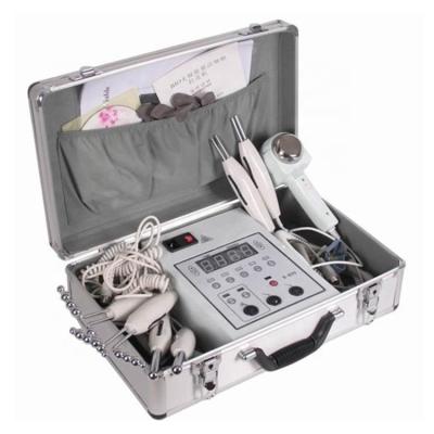 China Face Lift 2 in 1 Microcurrent Cold Hammer Shrink Peers Galvanic Facial Machine for Skin Tightening for sale