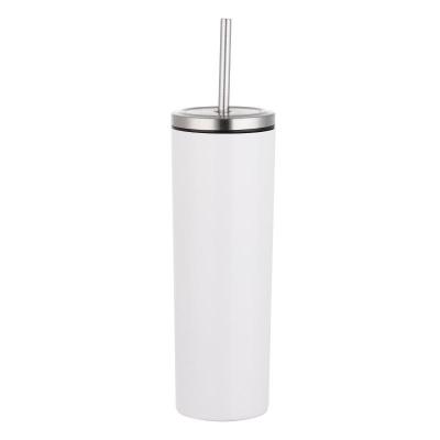 China 20oz Sublimation Tumbler Blanks Straight Insulated Stainless Steel Sustainable Camp Mug for sale