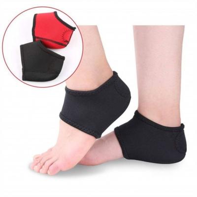 China New Arrival Adjustable Protector Sport Shock Compression Neoprene Heel Sleeve Sock Cushion Soft Elastic Brace High for sale