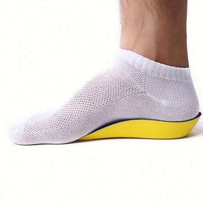 China Invisible Size Incrase Factory Price PU Foam Insole Inside Socks Height Increaser Insole For Ankle Boots Or Shoes for sale