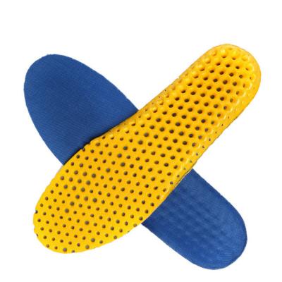 China 2021 Cooling Shoe Insert EVA Foam Air Breathable Ventilation Insole Log And Sports Insole With Hollow Out Design for sale