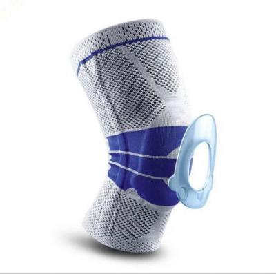 China Comfortable and Breathable Anti-Slip Silicone Knit Sports Knee Sleeve Brace Guard, Joint Pain and Arthritis Relief, Improved Circulation for sale