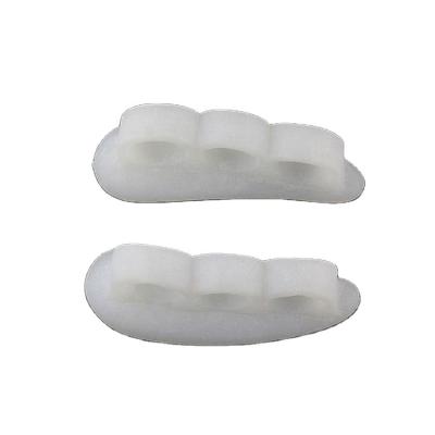 China Toe Separator 3 Loops Gel Hammer Toe Cushion, Toes Protector, Gel Hammer Toe Mallet Shape Toes Support Silicone Metatarsal Pads for sale