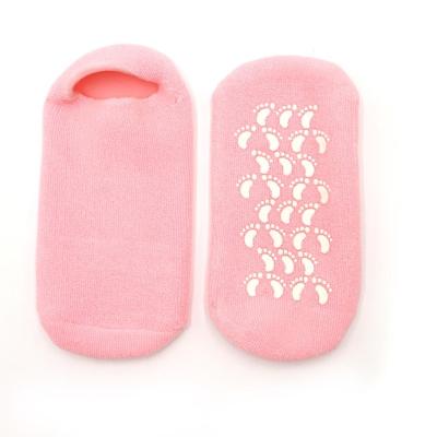 China Toe Separator Spa Gel Socks Sock Silicone Moisturizing Socks for sale