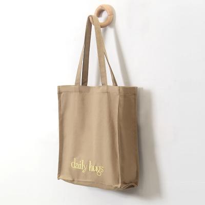 China 100% Eco-Friendly Canvas Tote Embroidered Shopping Cotton Promotion Bags for sale