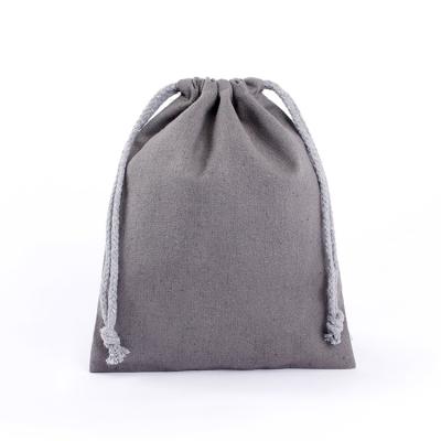 China 100% Eco-Friendly Stock Cotton Canvas Drawstring Bags Bolsas De Lona Compras Promocional Regalo Low Moq For Gift for sale