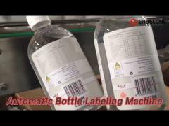 Water Automatic Bottle Labeling Machine Shrinking Sleeve 24000BPH PLC Control