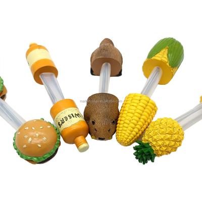 China Easily Cleaned 4Pcs Corn Food Potato Meat Ball Holder Sets For BBQ With Any Model Resin Design Handle Silicone Cover BBQ Tool B/C for sale