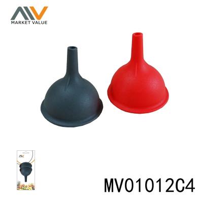 China 2PC Viable 100% Food Grade Silicone Funnel Kitchen Instrument Oils/Powders/Fluids/Granulum Funnel Kitchen Filters for sale