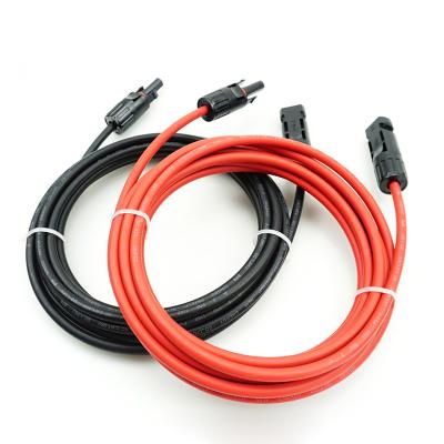 China DC 30A Extension Solar System Custom Solar PV DC Cables 1x1.5mm 1000v For 1m for sale