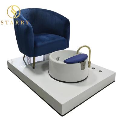 China Customized Modern Beauty Salon Furniture Leisure Sofa Chair Set Foot Spa Pedicure Spa Pedicure Chair for sale