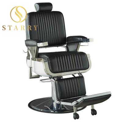 China Wholesale Modern Hairdressing Special Chair Hair Salon Durable Leather Height Adjustable Barber Chair for sale