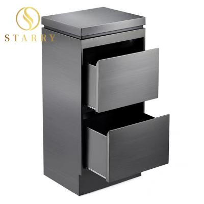 China Modern Customized Material Stackable Movable MDF Board Cabinet Beauty Salon Roller Tool Trolley for sale