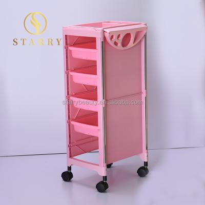 China Modern Professional Barber Shop Equipment Hairdressing Barber Trolley Salon Trolley for sale