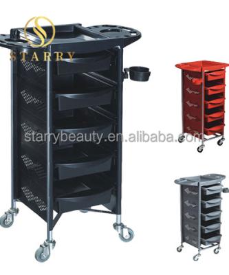 China Modern hot beauty hair extension salon trolley carts for sale