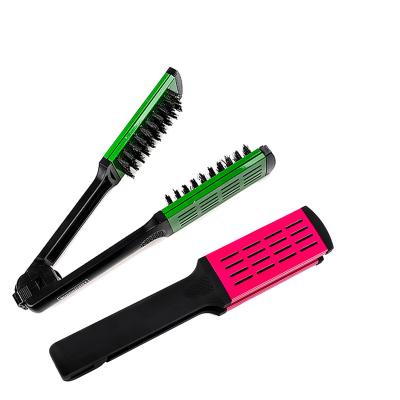 China New home and salon style folding magic hair comb straightener for sale