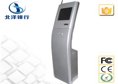 China Airport / Subway Stand Alone Self Service Ticket Kiosk Terminals With Alert Notification for sale