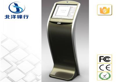 Chine Kiosque debout libre adapté aux besoins du client d'opérations bancaires de service d'individu de la publicité avec la caméra web à vendre