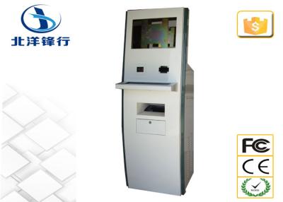 China Customized Lobby / School Self Service Banking Kiosk With Card Dispenser for sale