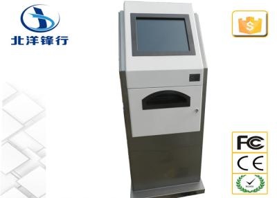 China HR / Ticket 17'' Internet Banking Kiosk Interactive Touch Screen Kiosks for sale