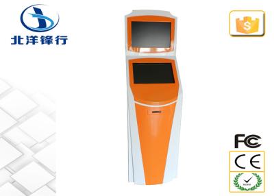 China Information Invoice Self Service Banking Kiosk For IC Card Reader / Card Issuing for sale